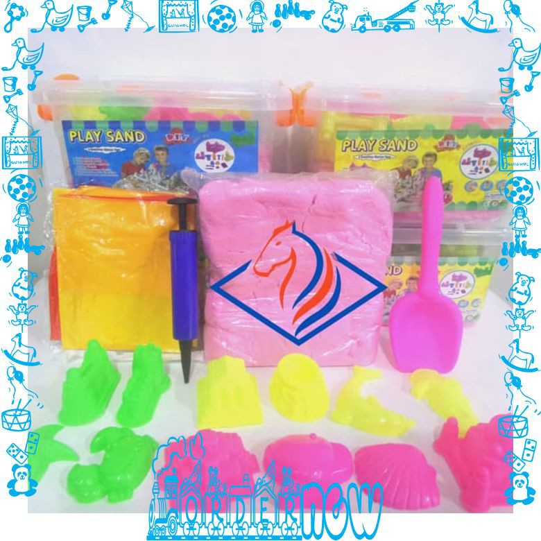 Jual Mainan Edukasi Mainan Pasir Laut Sintetis Pasir Warna Istana Pasir Mainan Anak Umur 5 Tahun Au299 | Shopee Indonesia