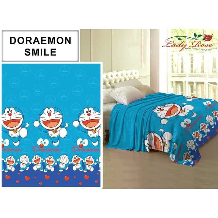 Selimut Lady Rose Doraemon 160x200 Shopee Indonesia
