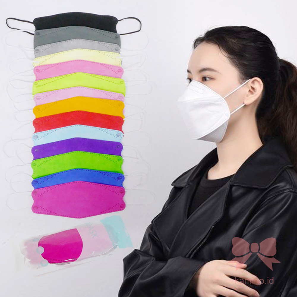 Masker KF94 4 Ply Warna 1Pack Isi 10Pcs Model Evo Korea