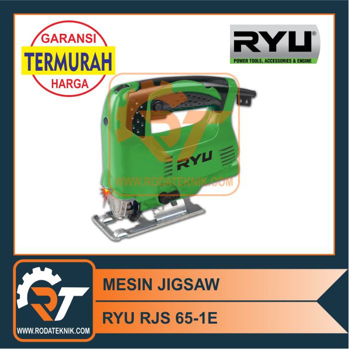 TERMURAH MESIN JIGSAW RYU RJS 651E JIG SAW MESIN GERGAJI POTONG TRIPLEK ALUMINIUM KAYU 65E