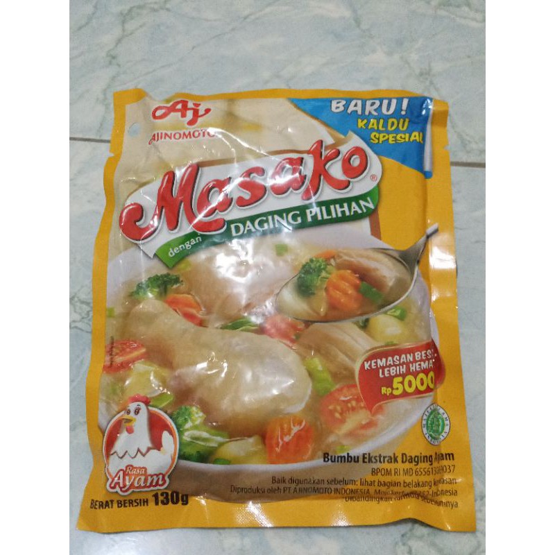 Masako Ayam & Sapi Kemasan Baru Isi (1 Pcs = 130gr/138gr) Shopee