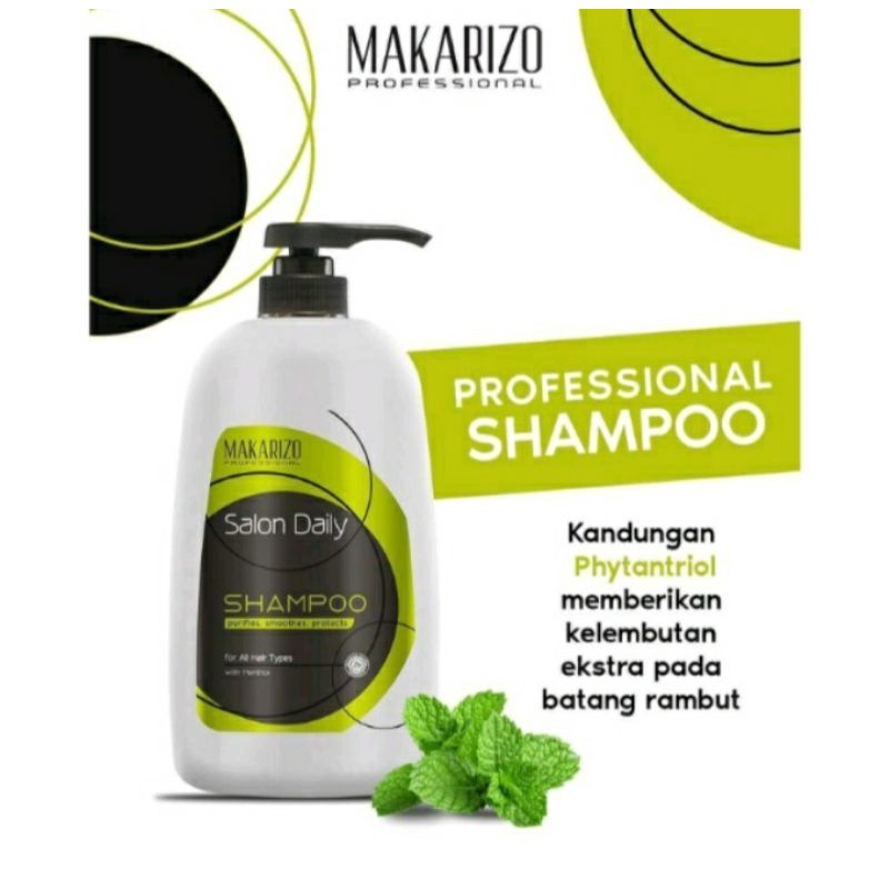 Jual MAKARIZO Shampoo & Conditioner Salon Daily 950ml Shopee Indonesia