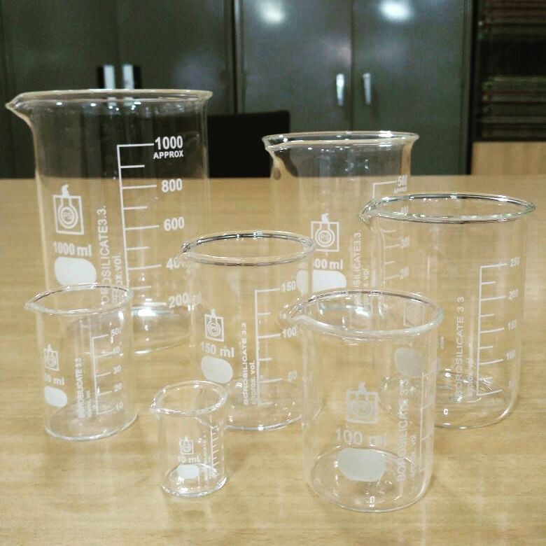 Jual Beaker Glass Gelas Ukur Shopee Indonesia