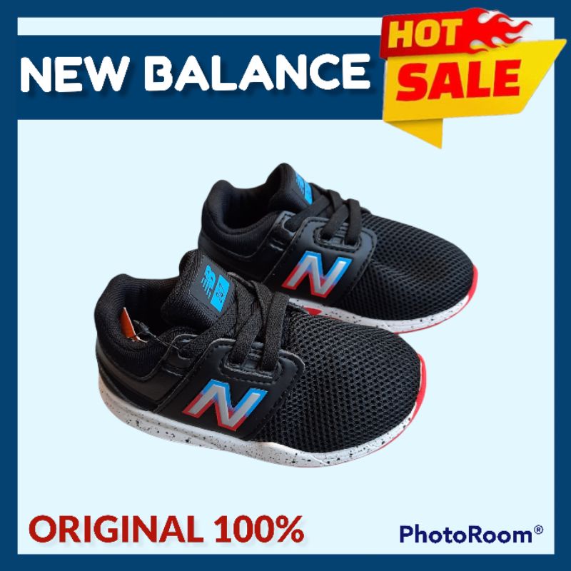 Jual Sepatu Anak Kids New Balance 247 Size 23.5 Sport Sports Olahraga Sekolah Hitam Black Sneakers Murah Ori Original Sale | Shopee Indonesia