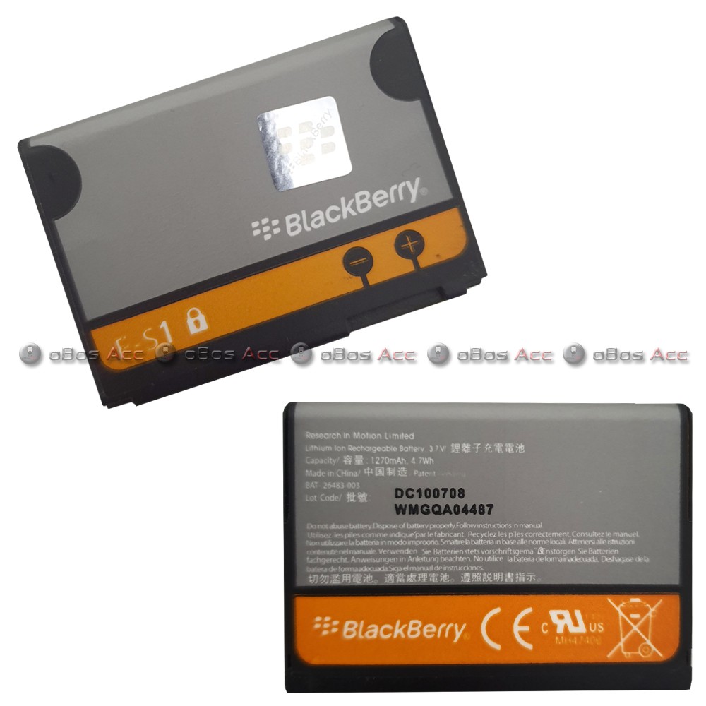 Jual Baterai Bb Blackberry Torch 1 9800 F-S1 Fs1 Original Batre Batrai Hp | Shopee Indonesia