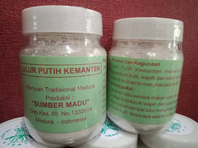 Lulur Putih Kemanten Madura Bau / Kami menjual jamu ramuan