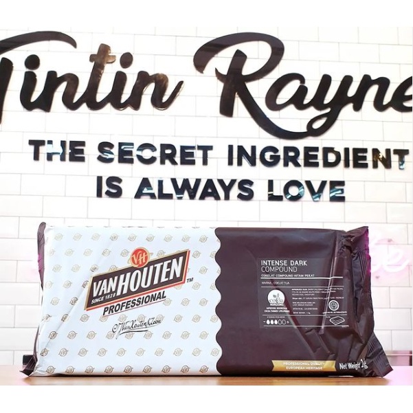 Jual Van Houten Intense Dark Compound 1Kg Cokelat Compound Hitam Pekat Indonesia|Shopee Indonesia