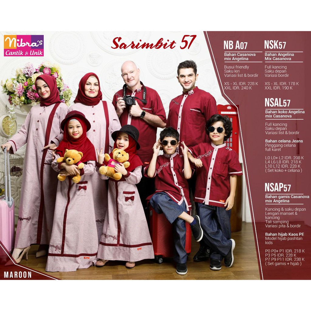 Muslim families & couples | see more about hijab, couple and muslim. Baju Nibras Couple Keluarga Muslim Pasangan Sarimbit Seragam Family Modern Terbaru / 57 | Shopee ...