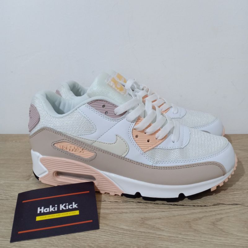 Jual Sepatu Nike Air Max 90 White Barely Rose Pink White Women | Shopee Indonesia
