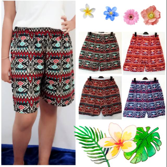 CELANA PENDEK WANITA / CELANA SANTAI WANITA A.1 Shopee