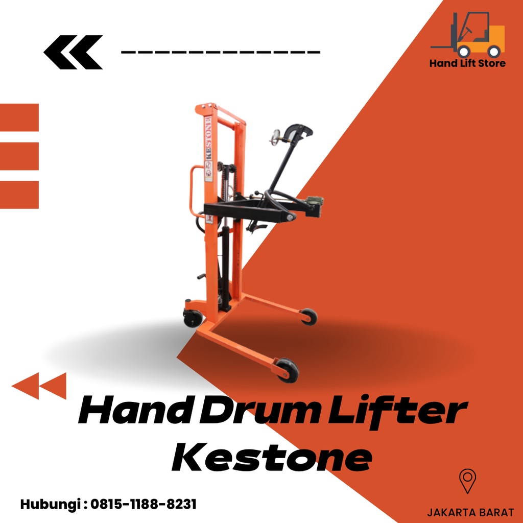 Jual Hand Drum Lifter Kestone / Hand Stacker Drum Pengangkut Drum