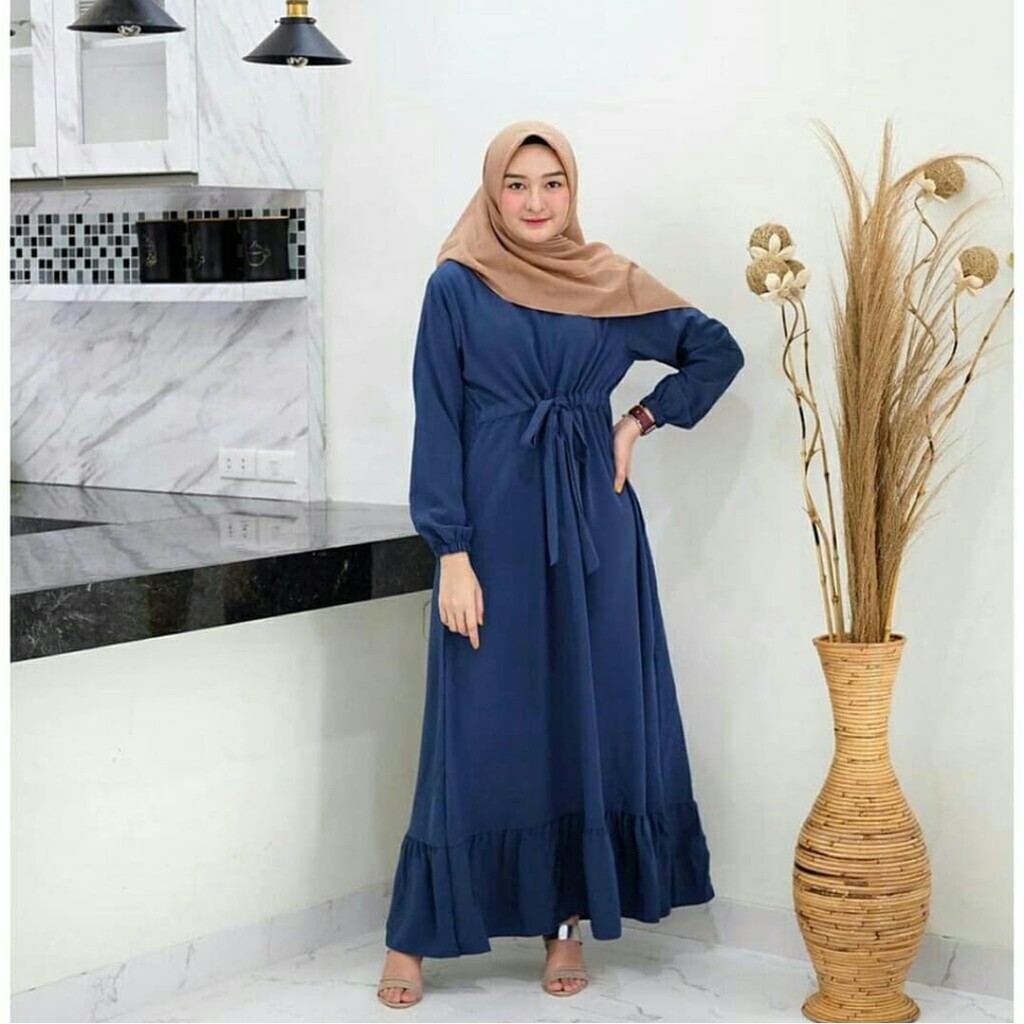 (1 kg muat 4 pcs) GAMIS REIN DRES XL EDISI PROMO High Quality Gamis rein dres wolfis rempel