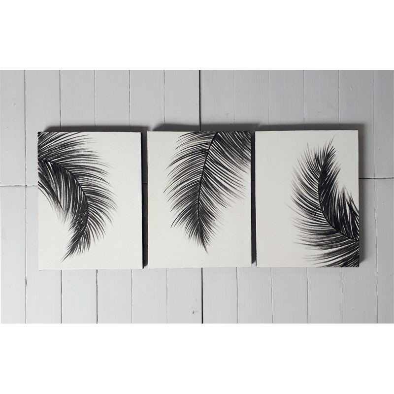 Jual Hiasan Dinding - Lukisan Daun Kelapa Hitam Putih Indonesia|Shopee Indonesia 800_x_800_jpg