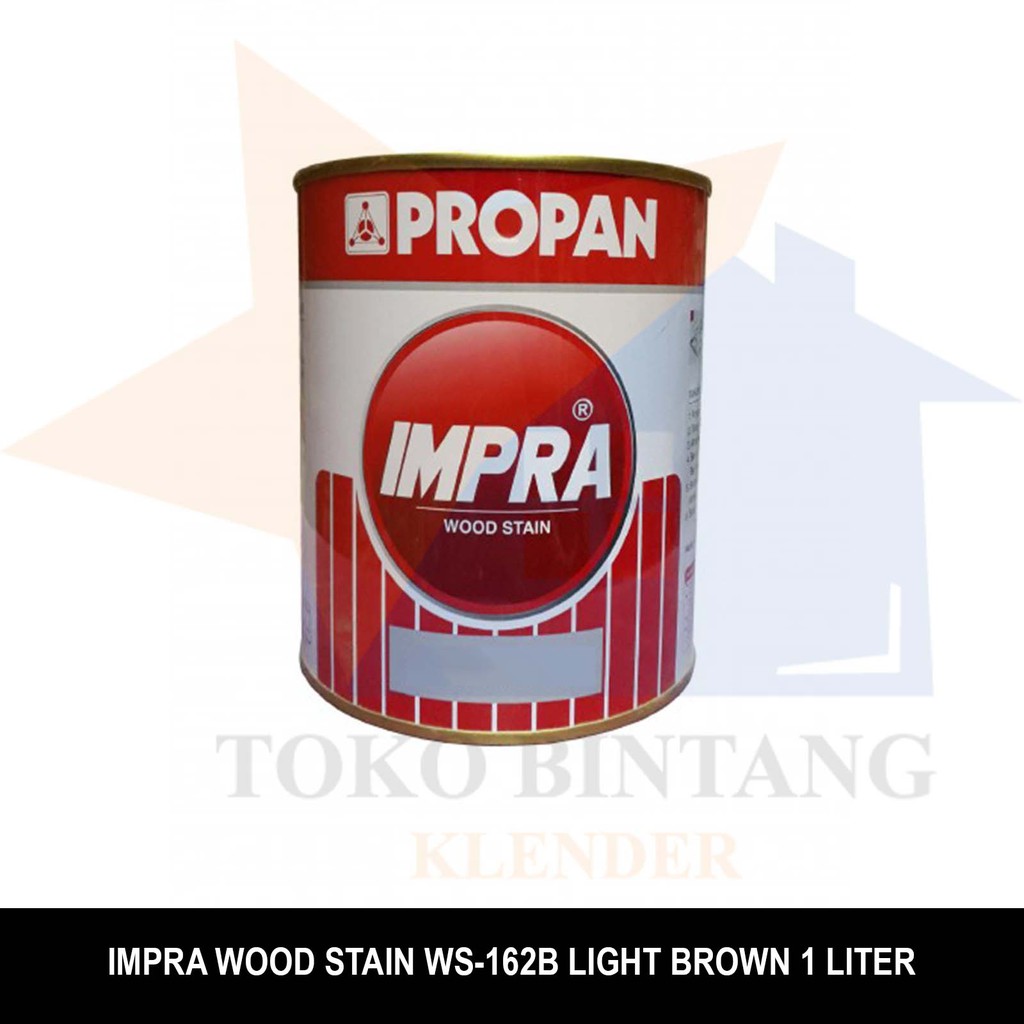 Jual Impra Wood Stain WS162B Light Brown 1 Liter Shopee Indonesia