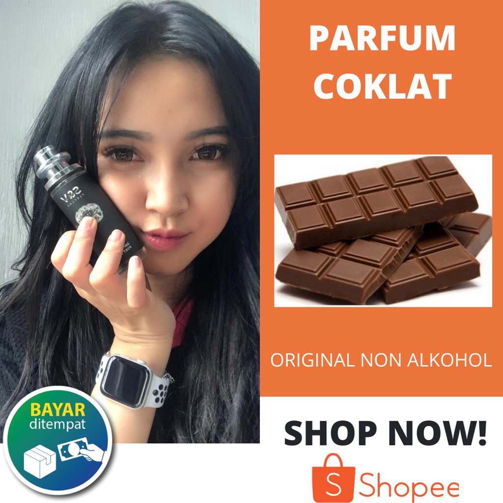 Jual Parfum Coklat Original Non Alkohol Wangi Tahan Lama Bisa Untuk Pria Dan Wanita Cod Seluruh Indonesia | Shopee Indonesia