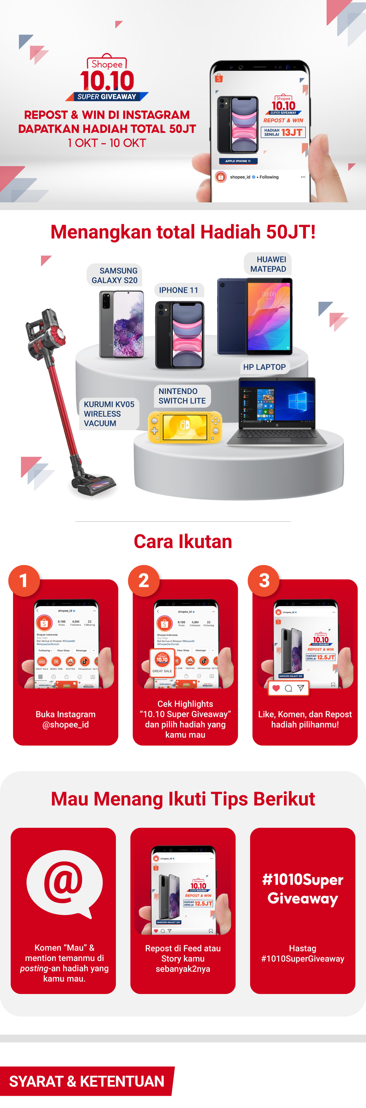 10.10 Setiap Hari Super Brand Day, Gratis Ongkir XTRA