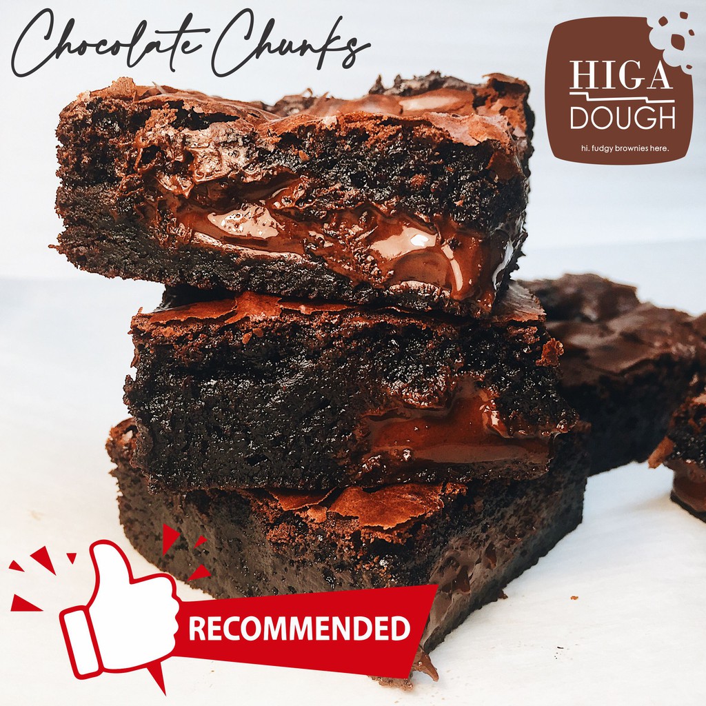 Jual Homemade FUDGY BROWNIES 24 Slice Rich Chocolate Brownies Panggang