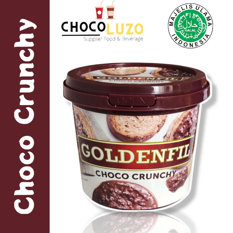 Jual Goldenfil Selai Coklat Crunchy Untuk Mozarella Corndog | Shopee Indonesia