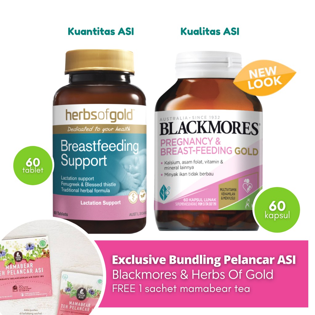 Bundling Pelancar ASI BLACKMORES Pregnancy & Breastfeeding