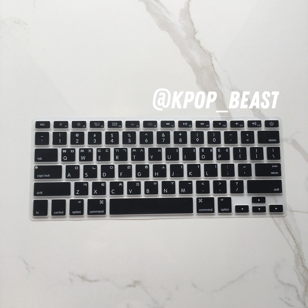 [READY] Hangul keyboard cover macbook air/pro/retina 13/15/17 sticker