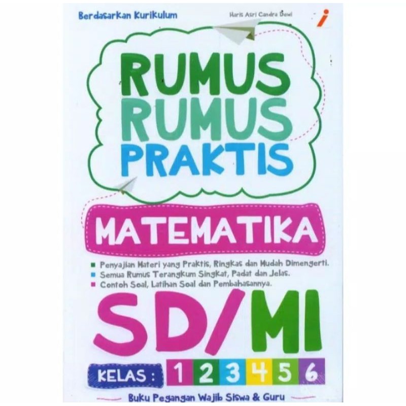 buku rumus rumus praktik mtk sd/mi kelas 1-6 sekolah dasar-rumus rumus mtk-sekolah  sd-rumus praktis | Shopee Indonesia