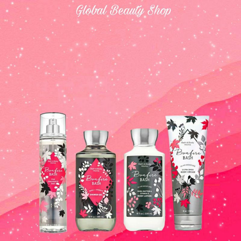 Jual Bonfire Bash Bath and Body Works ( Fragrance Mist, Body Lotion