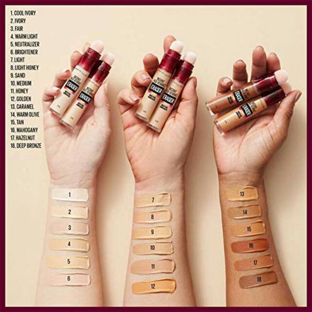 Jual Concealer Maybelline Instant Age Rewind Eraser-Sand | Shopee Indonesia