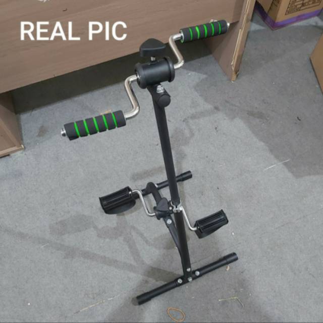 Sepeda Statis Pedal Exerciser Terapi Stroke Pengapuran Lansia