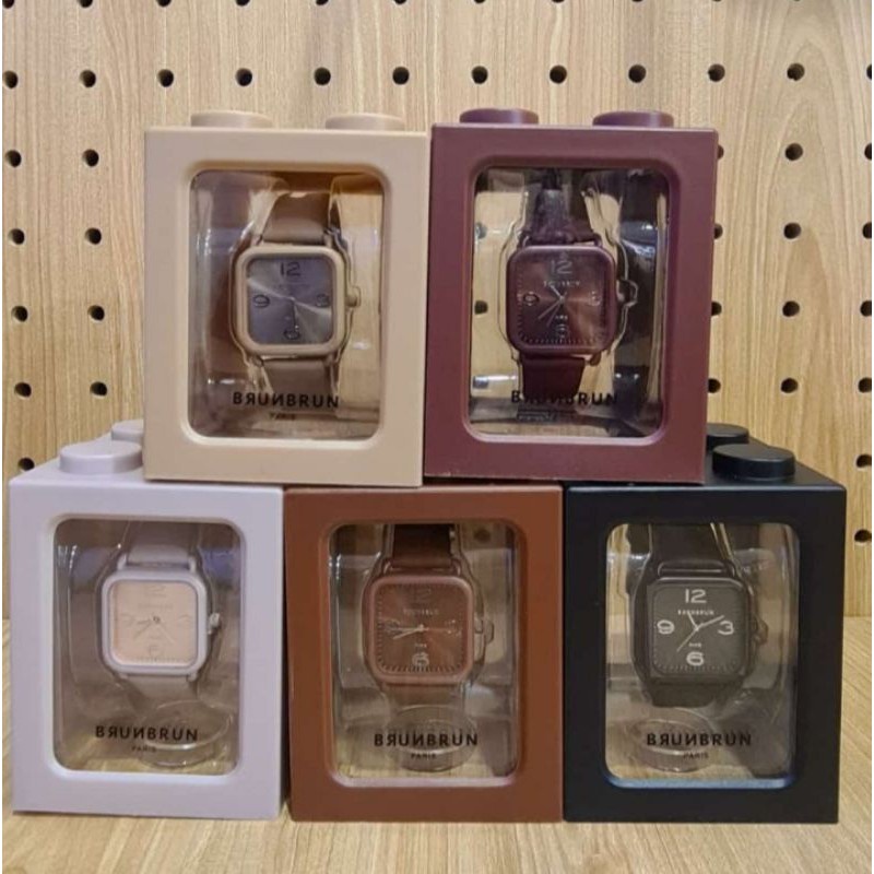 BRUNBRUN PARIS NAYLA JAM TANGAN IMPORT WANITA 5 PILIHAN WARNA ORIGINAL