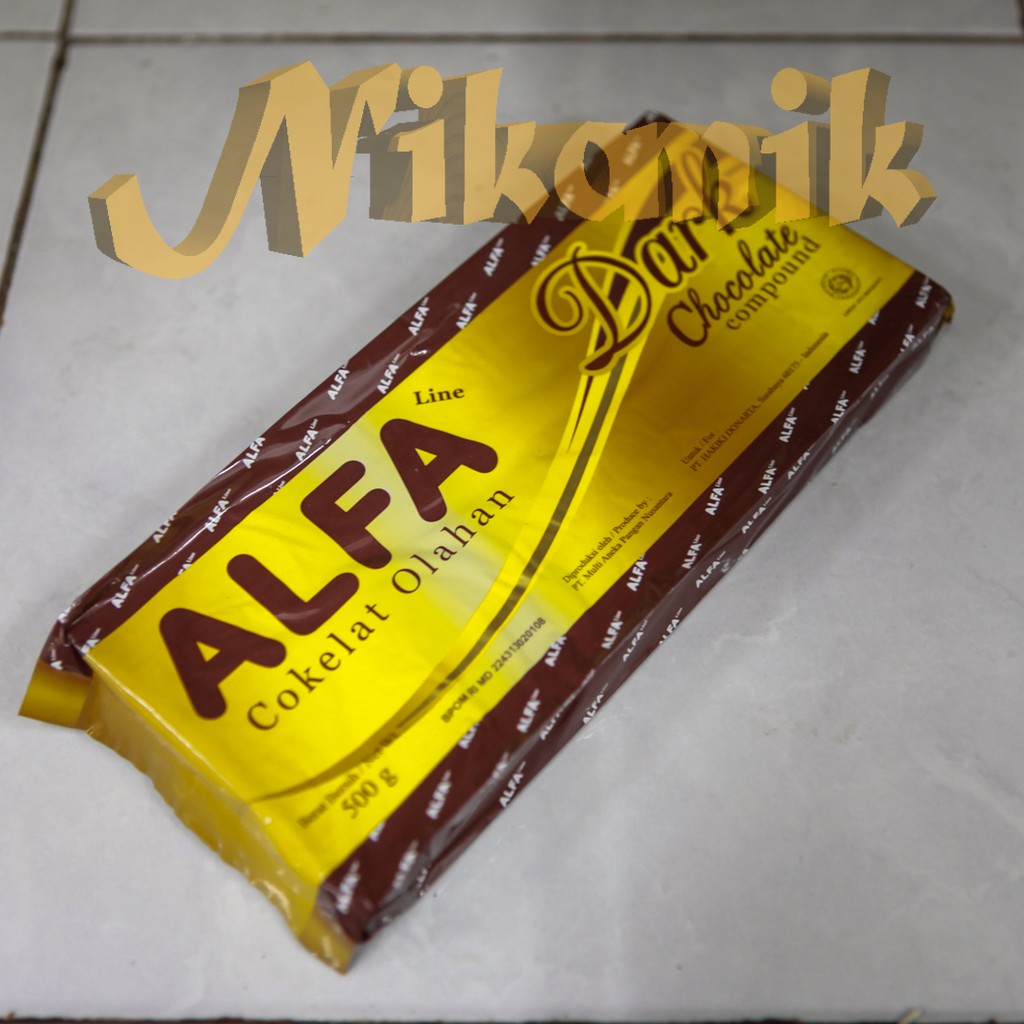 Jual Alfa Line Dark Chocolate 500Gr | Shopee Indonesia