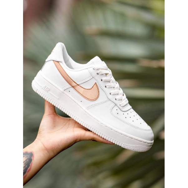 Jual Original Sepatu Nike Air Force 1 White Rose Gold | Shopee Indonesia