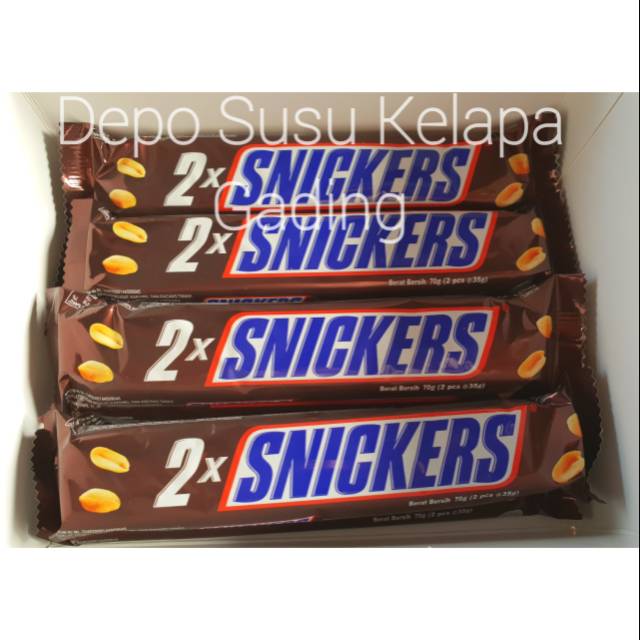 Jual Coklat Snickers 70Gr | Karamel Kacang Nougat Snicker Snikers Sniker 70 Chocolate | Shopee Indonesia
