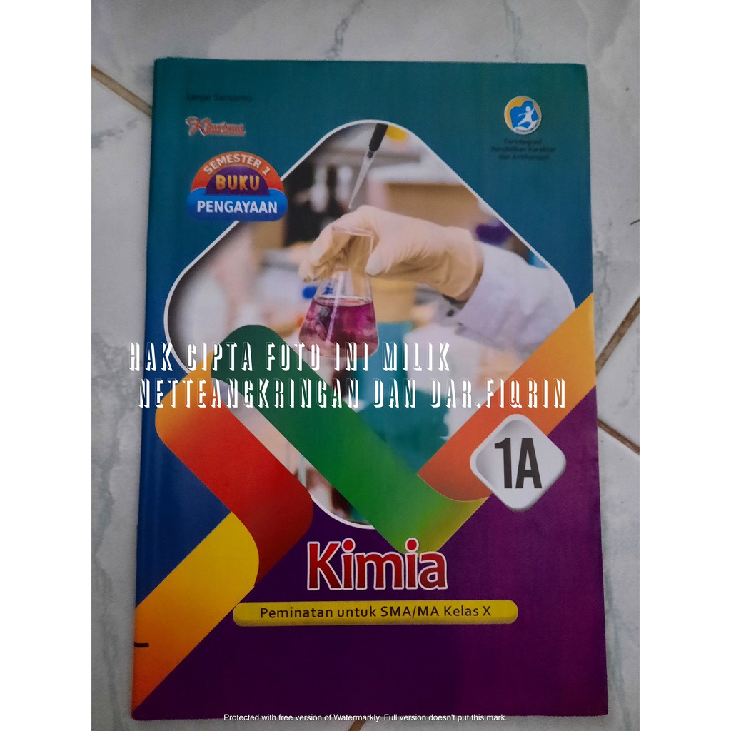 LKS Kimia Kelas 10 11 X XI SMA MA Smtr 1 K13 revisi 2018