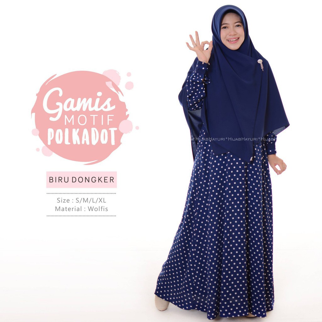 Gambar Jilbab Warna Biru Dongker Voal Motif