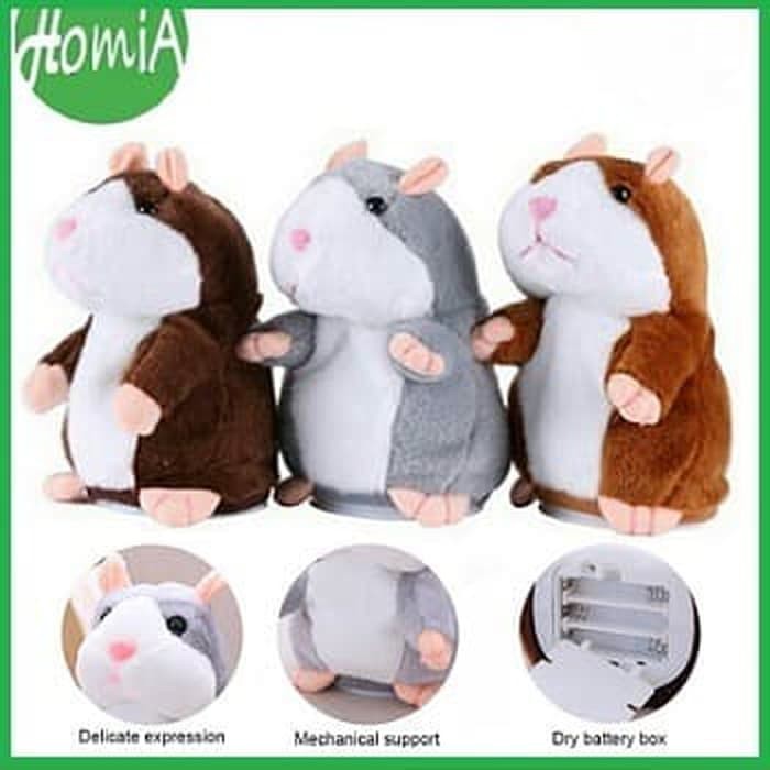 Boneka Hamster Bisa Bicara Talking Hamster Mainan Anak Bisa Bicara | Shopee  Indonesia
