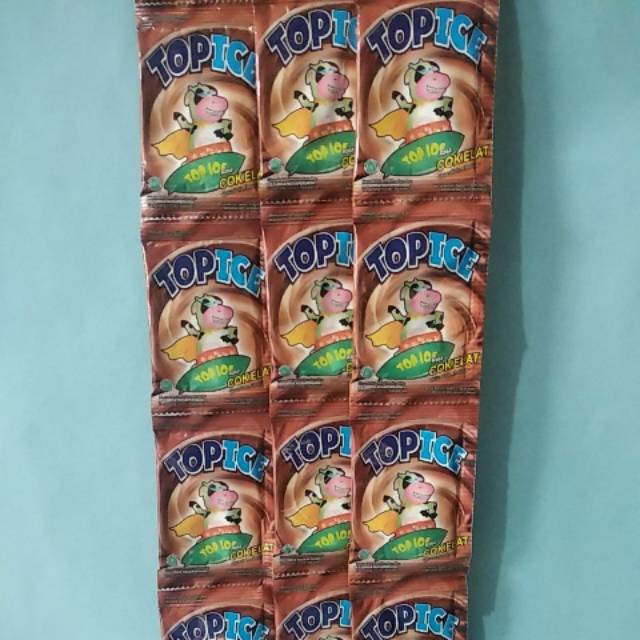 Jual Top Ice Rasa Coklat Per Renteng Isi 10 Sachet | Shopee Indonesia
