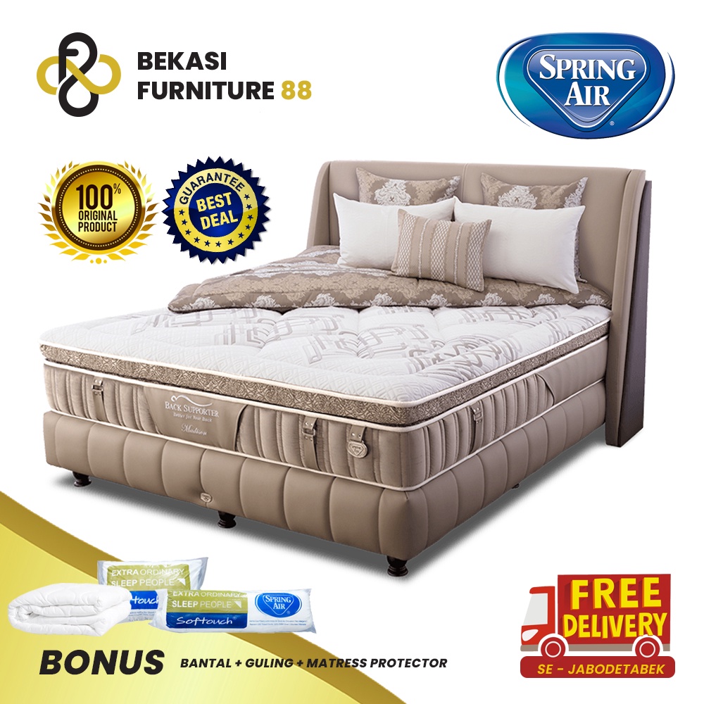 Jual FULL SET Kasur Spring Air Spring Bed Four Seasons MADISON Shopee