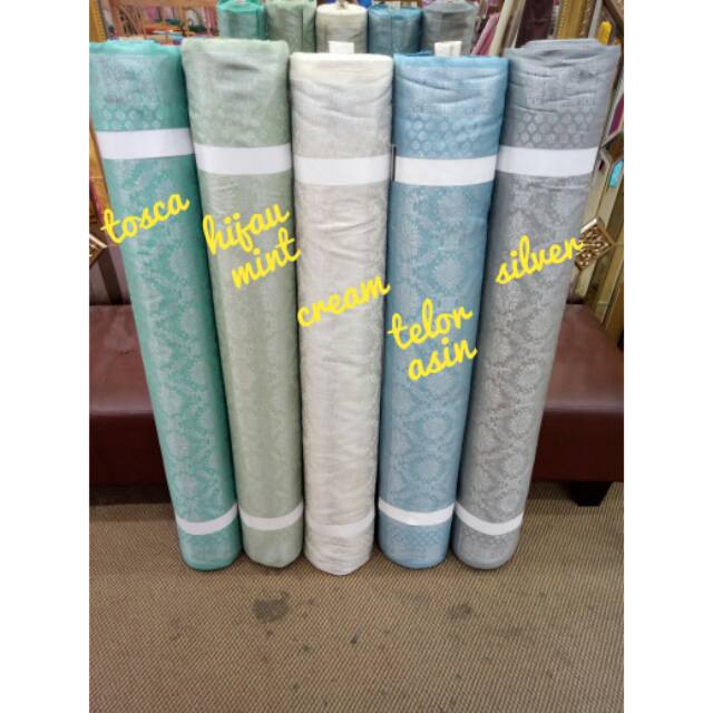 Jual KAIN SONGKET SEMI PALEMBANG METERAN (Harga per 1/2meter = 50cm =  0.5meter) Indonesia|Shopee Indonesia