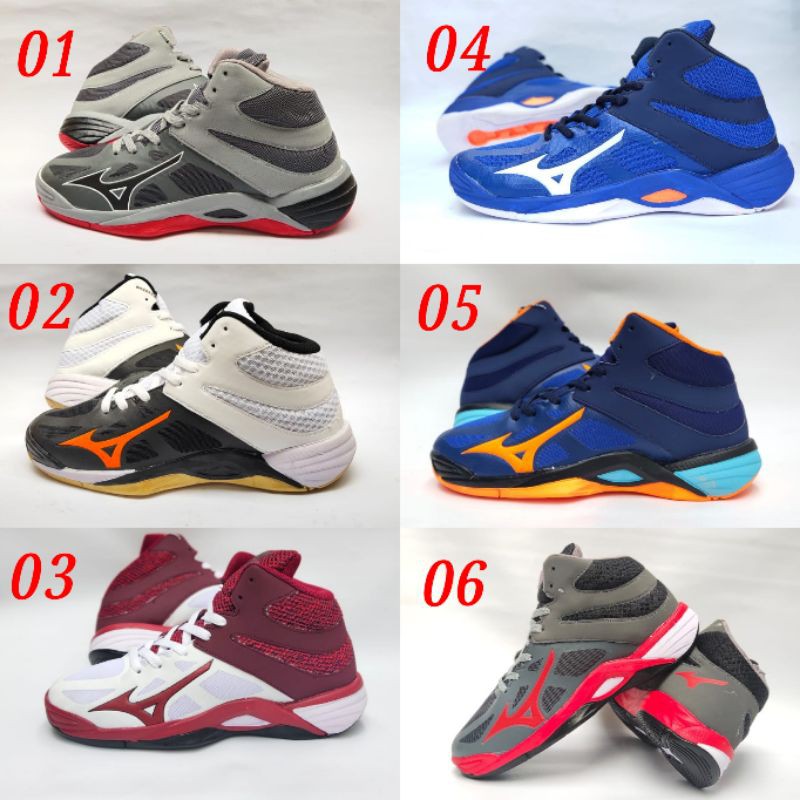 sepatu volly mizuno sepatu badminton sepatu basket