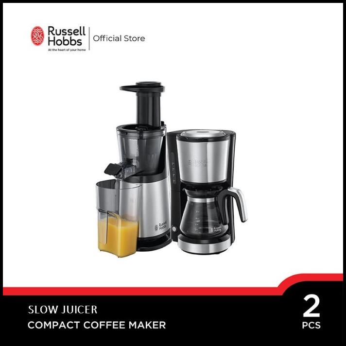 Jual Bundling Russell Hobbs Slow Juicer Compact Coffee Maker Shopee