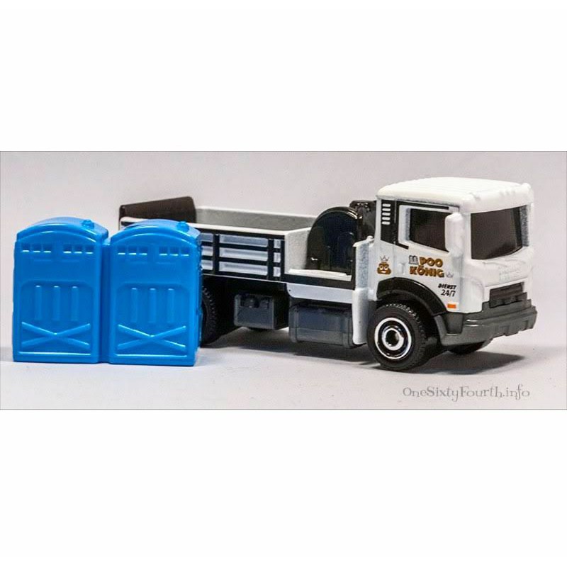 Jual MATCHBOX POOP KING TRUCK TOILET PORTABLE TRUK MBX CONSTRUCTION