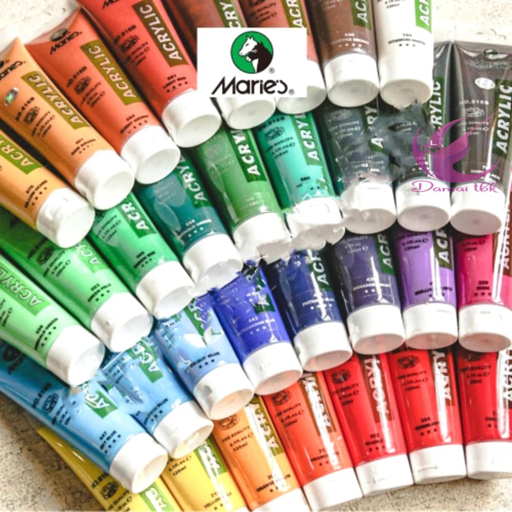 Jual Maries Acrylic Paint acrylic Cat Akrilik Maries 120 ml Shopee Indonesia