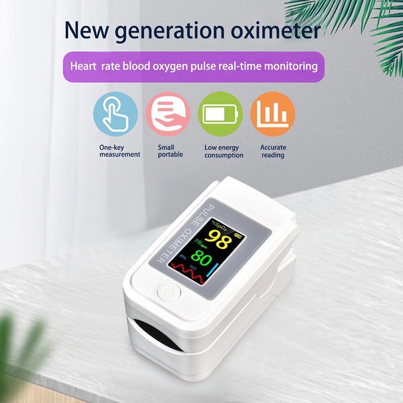 Jual Fingertip Pulse Oximeter Oximetry Sp02 Saturation Monitor LED LK89
