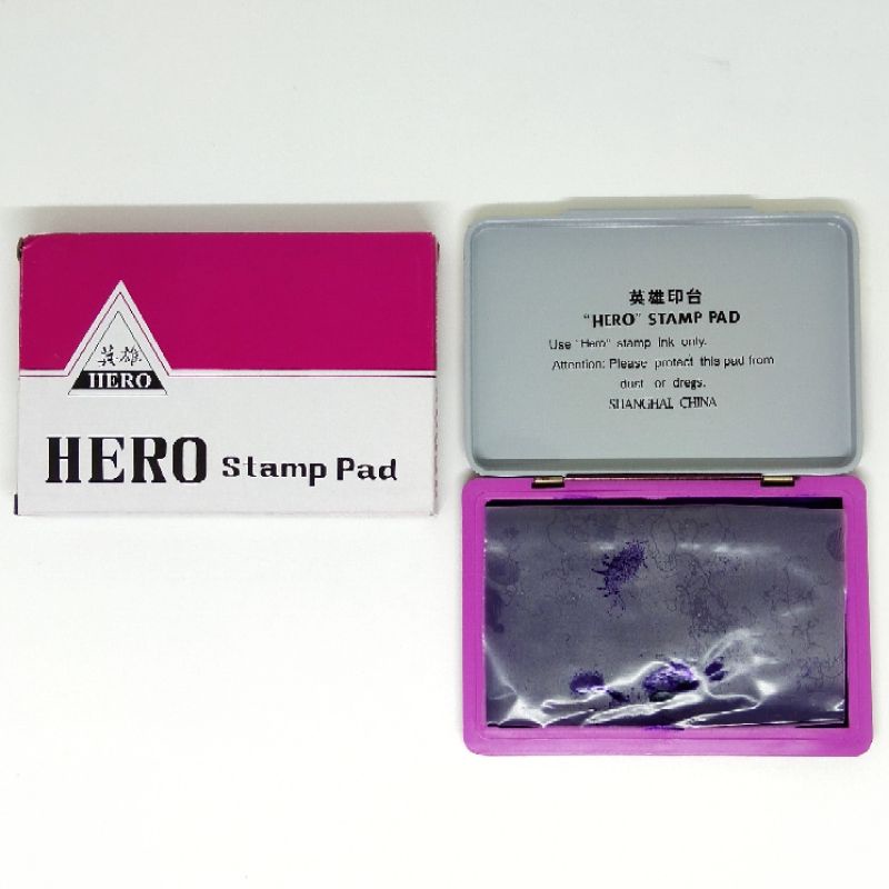 Jual Stempel HERO BESAR E1460 Bantalan Tempat Stampel Stamp Pad ( Tinta