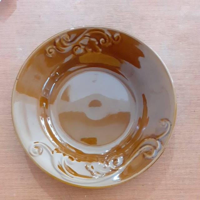 Jual Piring Keramik Coklat (Harga 1 Lusin) | Shopee Indonesia