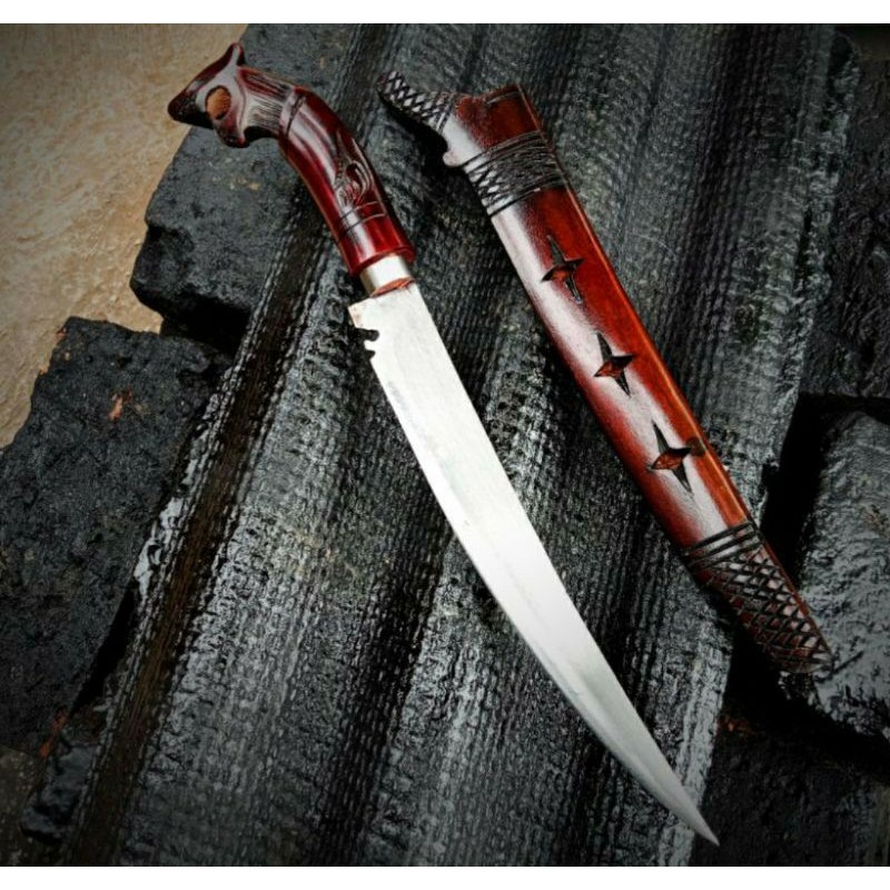 pisau daging pisau belati mini ukiran macan | Shopee Indonesia