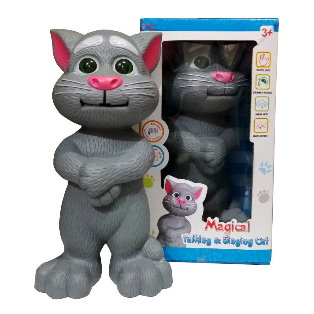 Jual Boneka Kucing Bisa Bicara Nyanyi Versi 2 Bahasa Indonesia | Shopee Indonesia