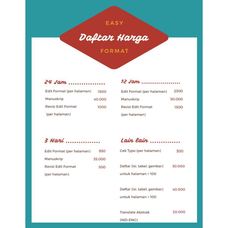 Jual Jasa Edit Format Skripsi Dokumen Edit Skripsi Termurah Indonesia|Shopee Indonesia