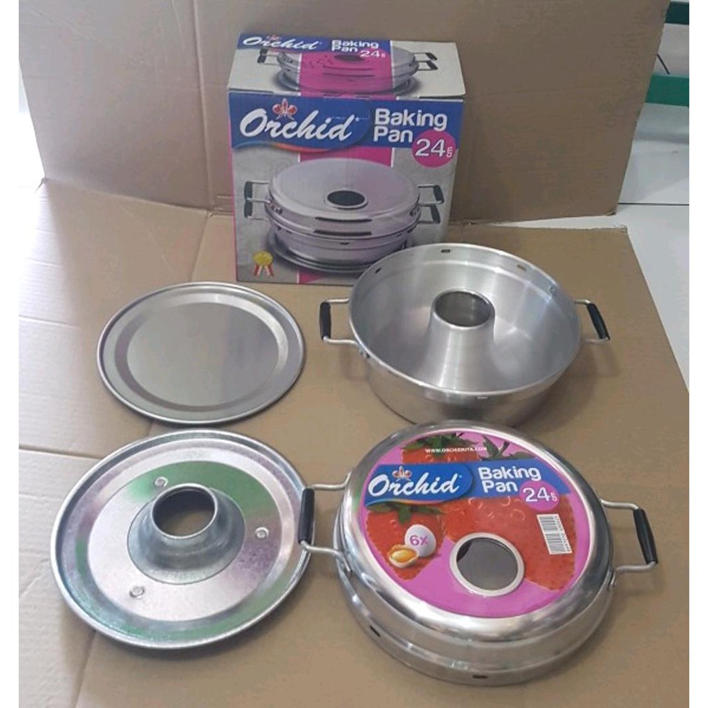 [Orchid]Panci/oven pemanggang cake/bolu Baking Pan Orchid 24 cm 6