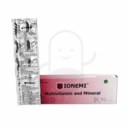 Jual BIONEMI 50'S KAPSUL MULTIVITAMIN DAN MINERAL OBAT ANEMIA VITAMIN